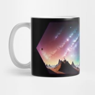 Planets in Space - Cosmic Exploration Design Mug